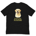 Yellow Labrador Rating Unisex t-shirt