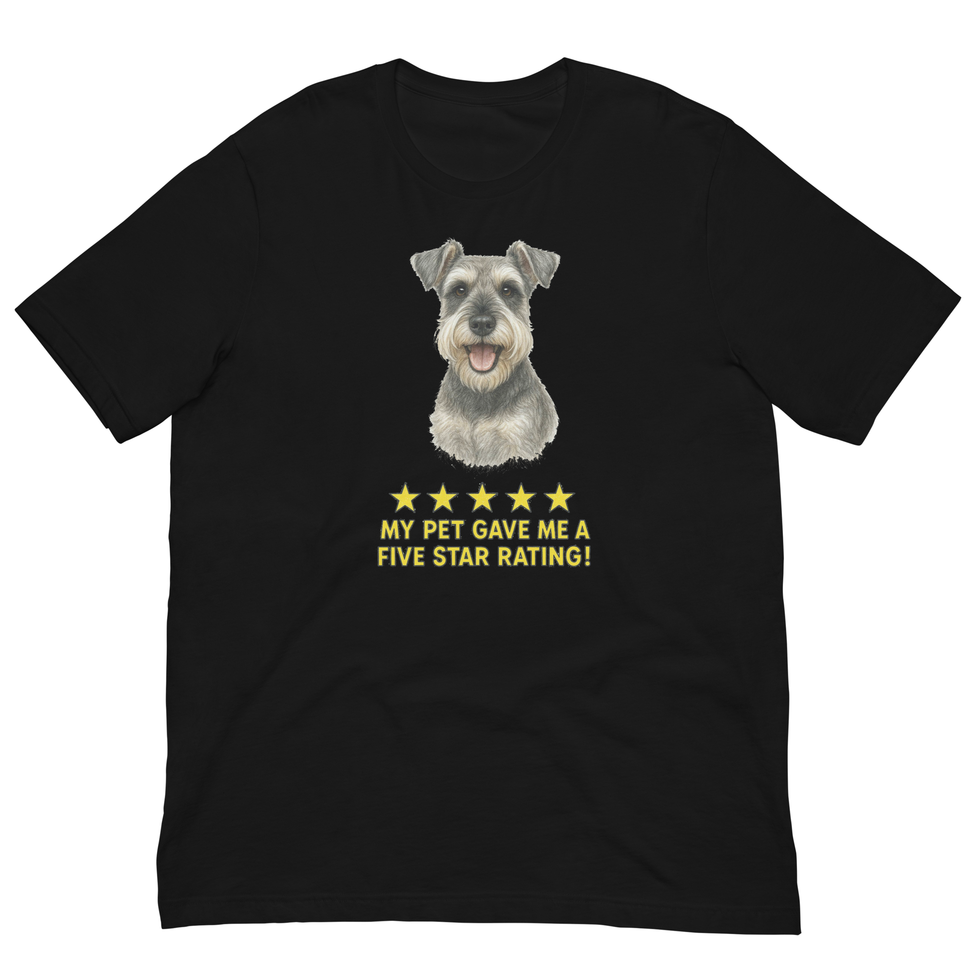 Schnauzer Rating Unisex t-shirt