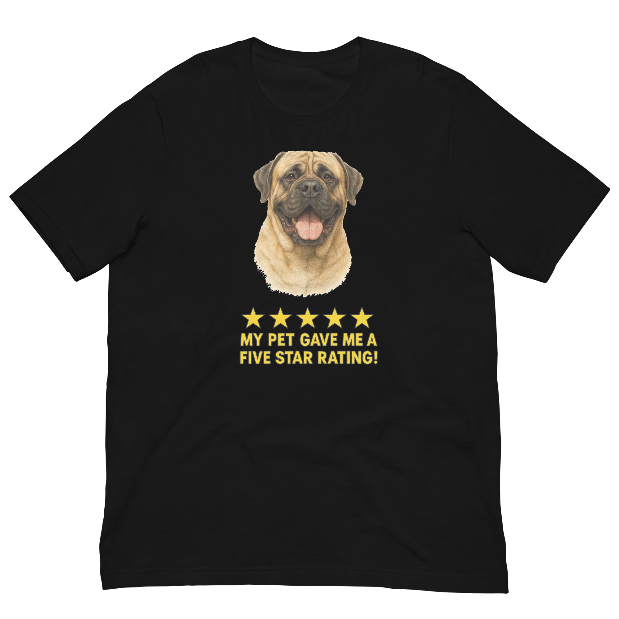 Mastiff Rating Unisex t-shirt