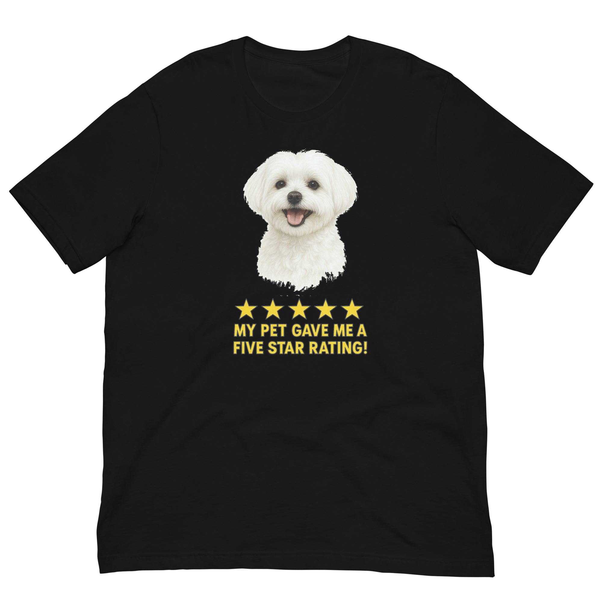 Maltese Rating Unisex t-shirt