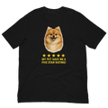 Pomeranian Rating Unisex t-shirt