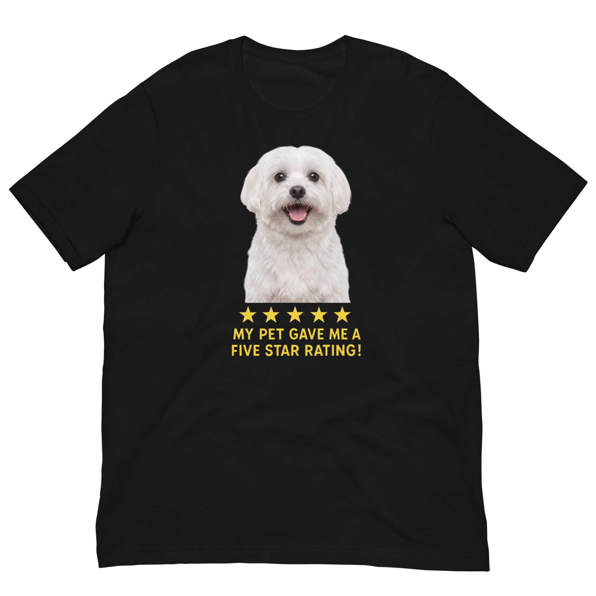 Maltese Rating Unisex t-shirt