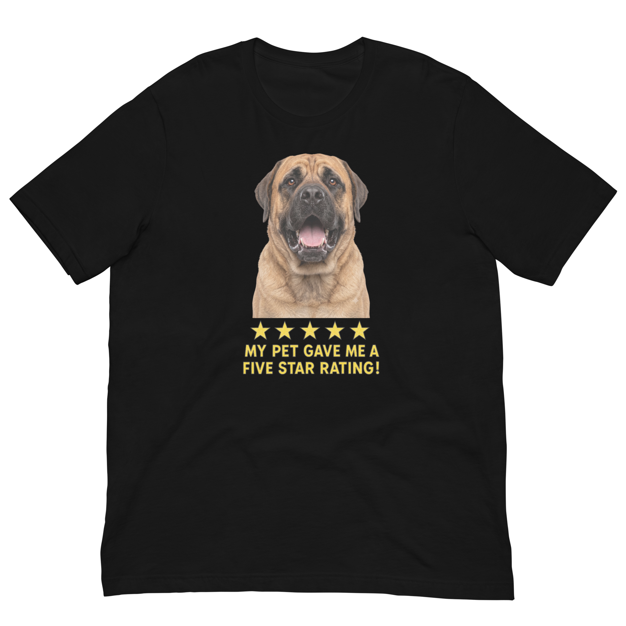 Mastiff Rating Unisex t-shirt