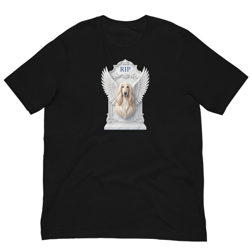 Afghan Hound RIP Unisex t-shirt