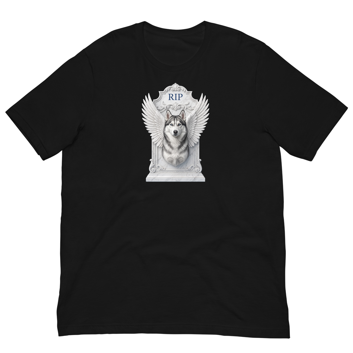 Alaskan Husky RIP Unisex t-shirt