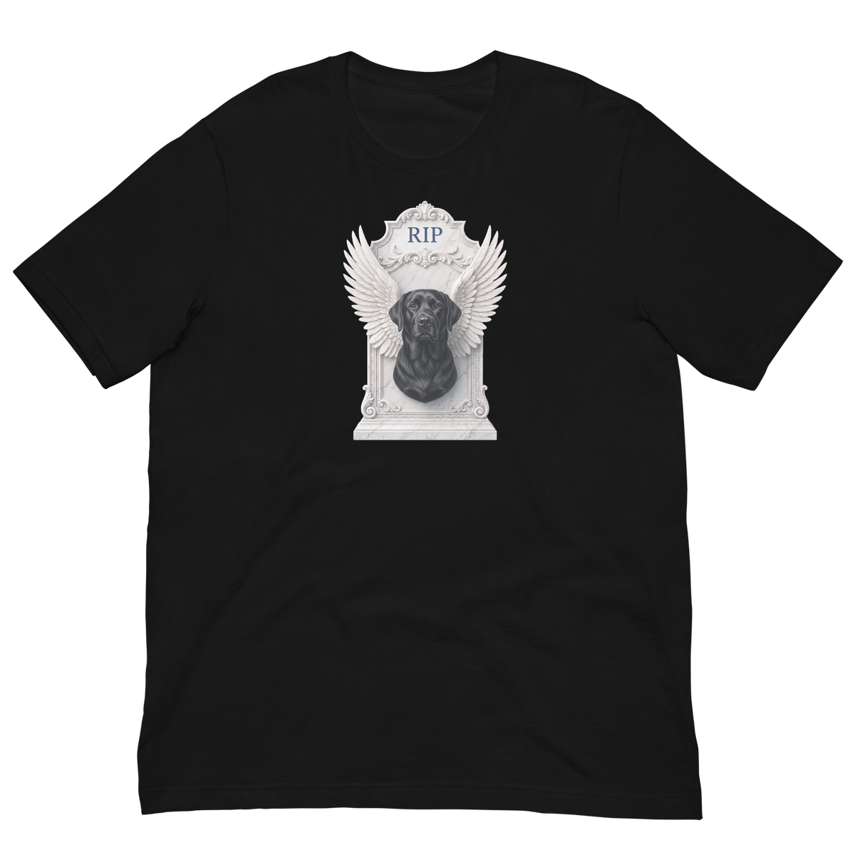 Black Labrador RIP Unisex t-shirt