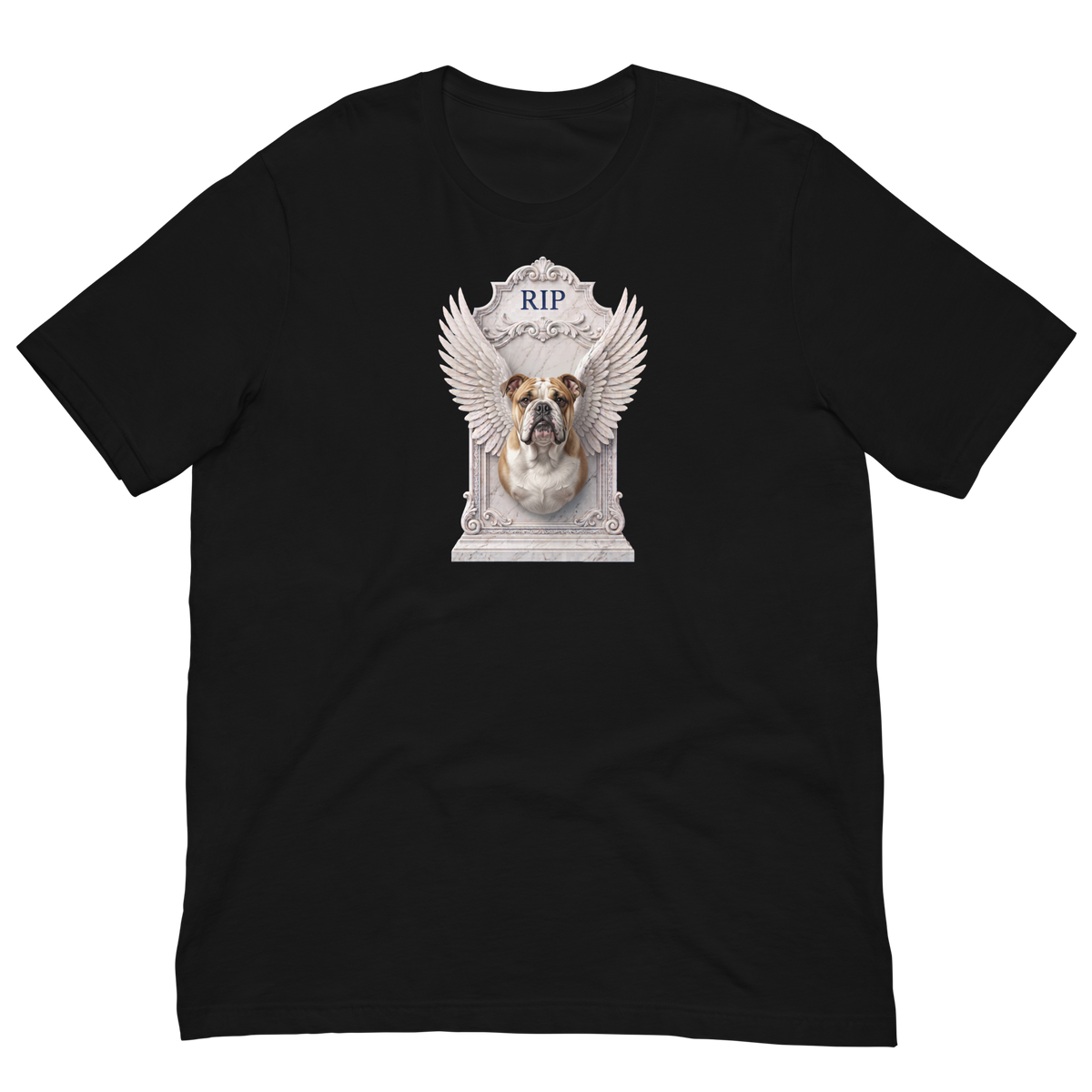 Bulldog RIP Unisex t-shirt