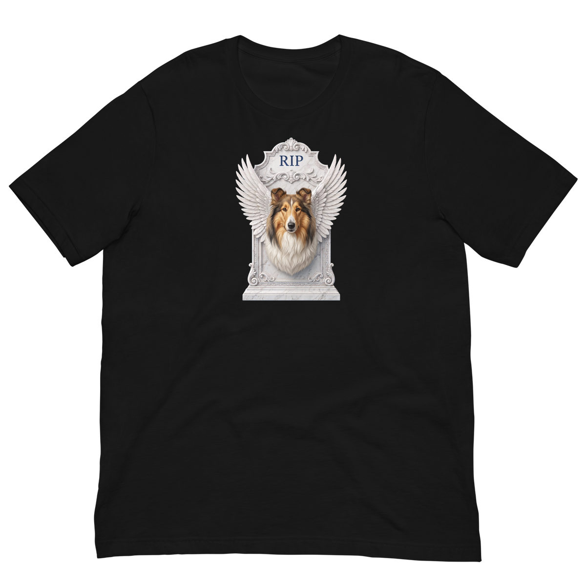 Collie RIP Unisex t-shirt