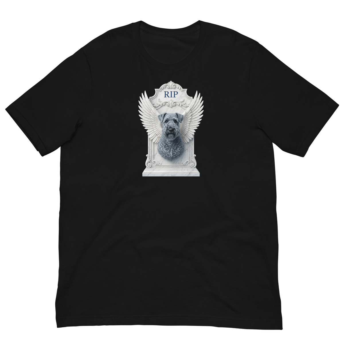 Kerry Blue Terrier RIP Unisex t-shirt
