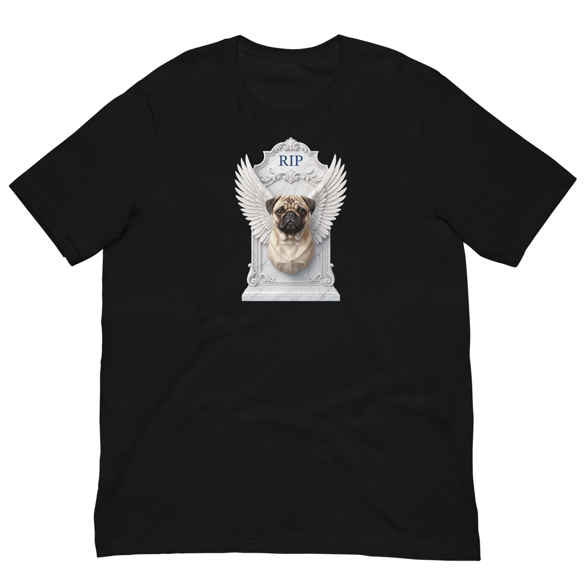 Pug RIP Unisex t-shirt