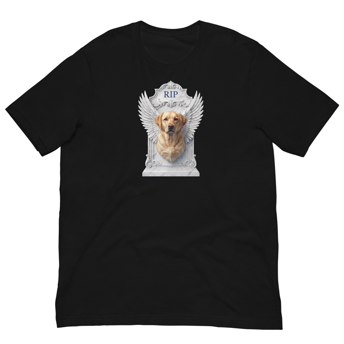 Yellow Labrador RIP Unisex t-shirt