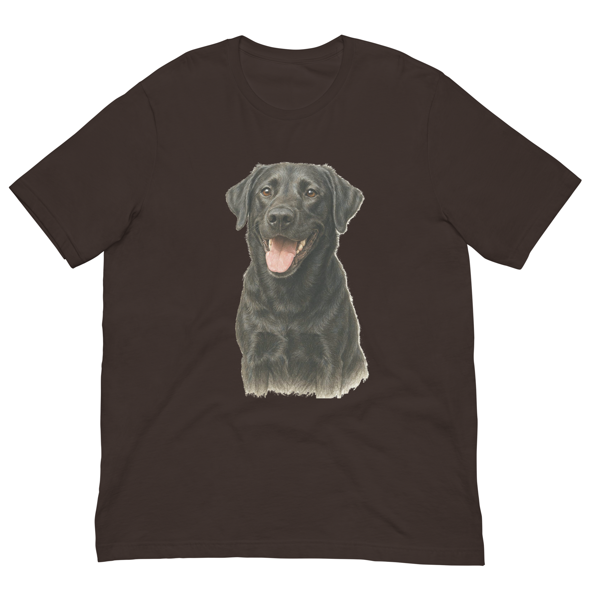 Black Labrador Unisex t-shirt