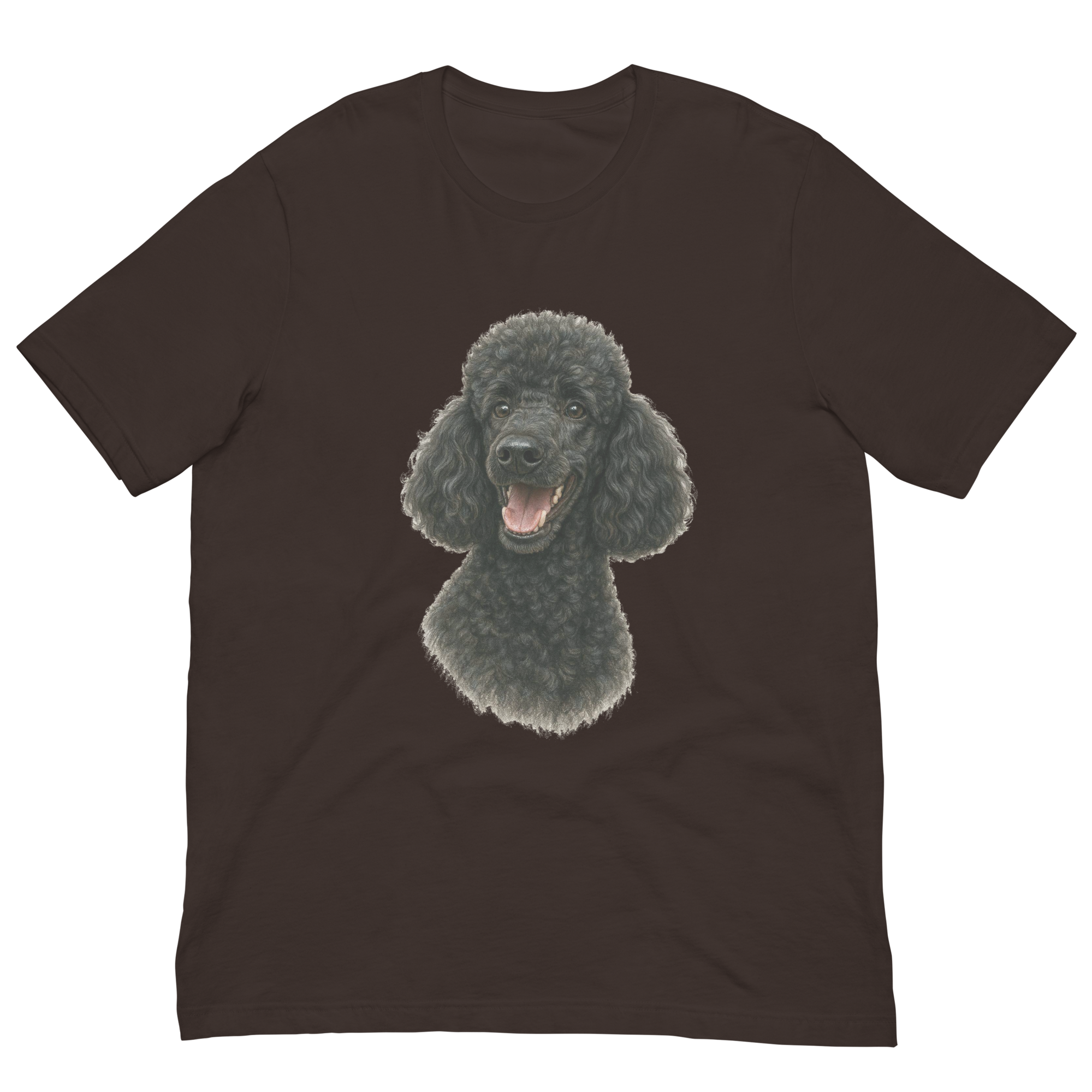 Black Poodle Unisex t-shirt