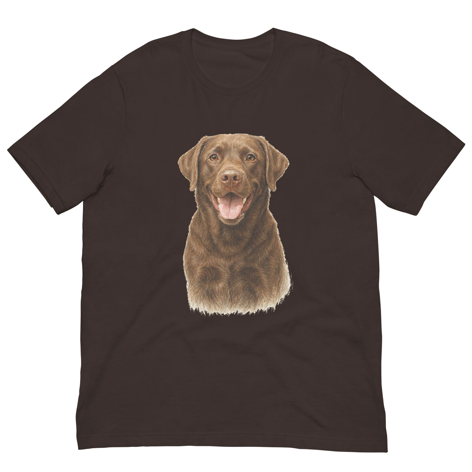 Chocolate Labrador Unisex t-shirt