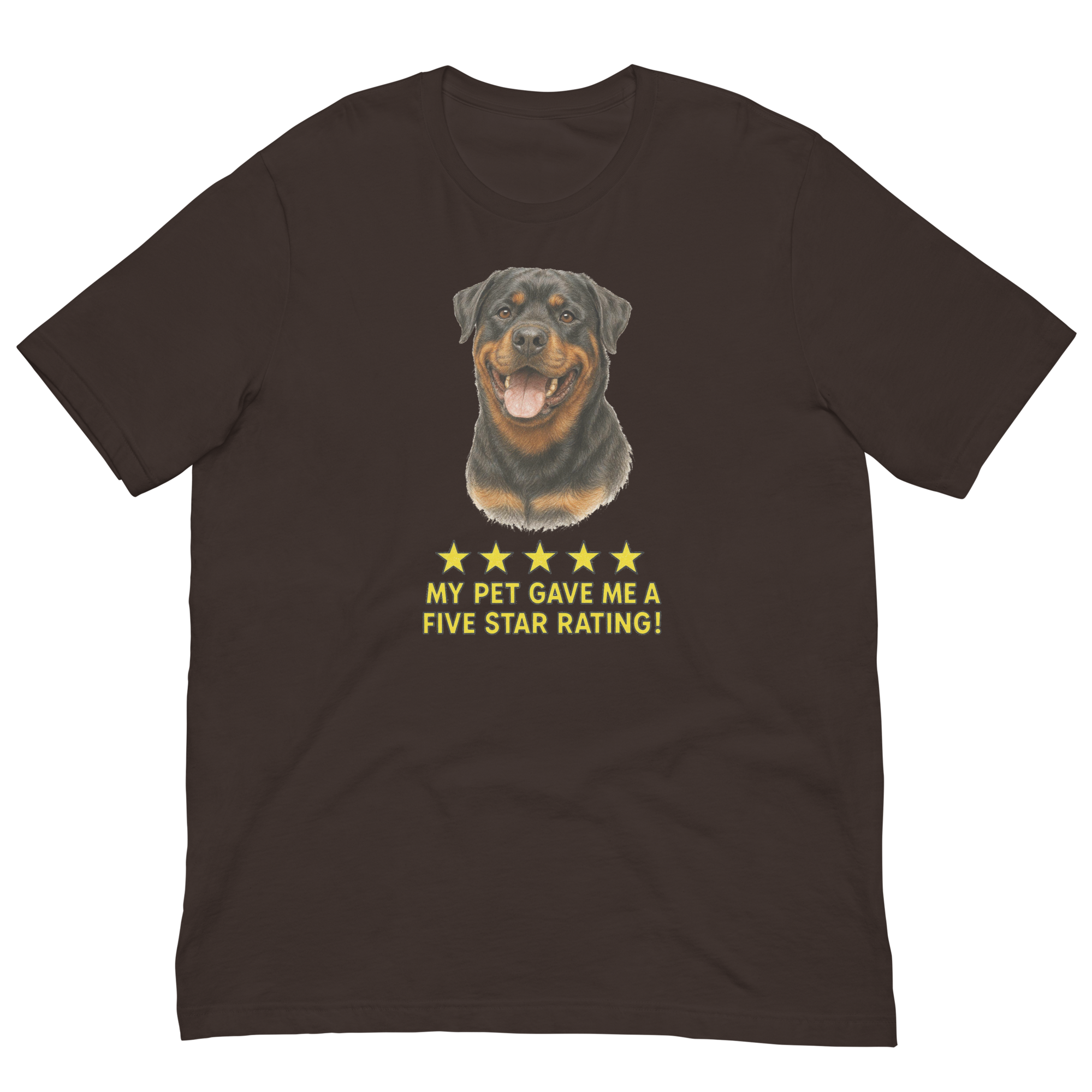 Rottweiler Rating Unisex t-shirt