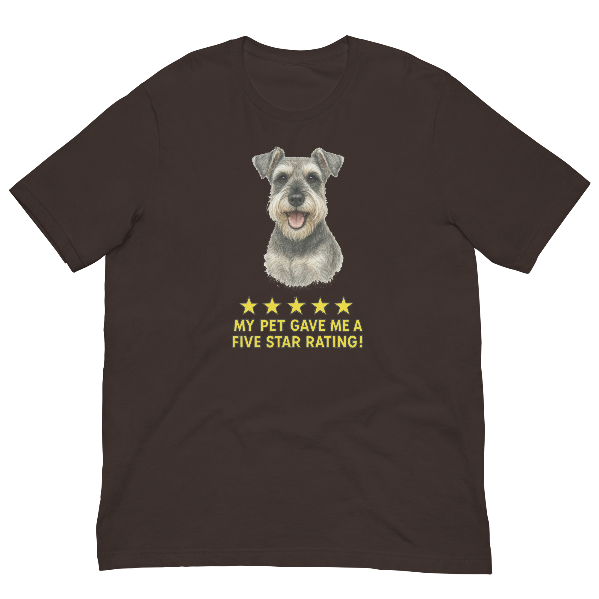 Schnauzer Rating Unisex t-shirt