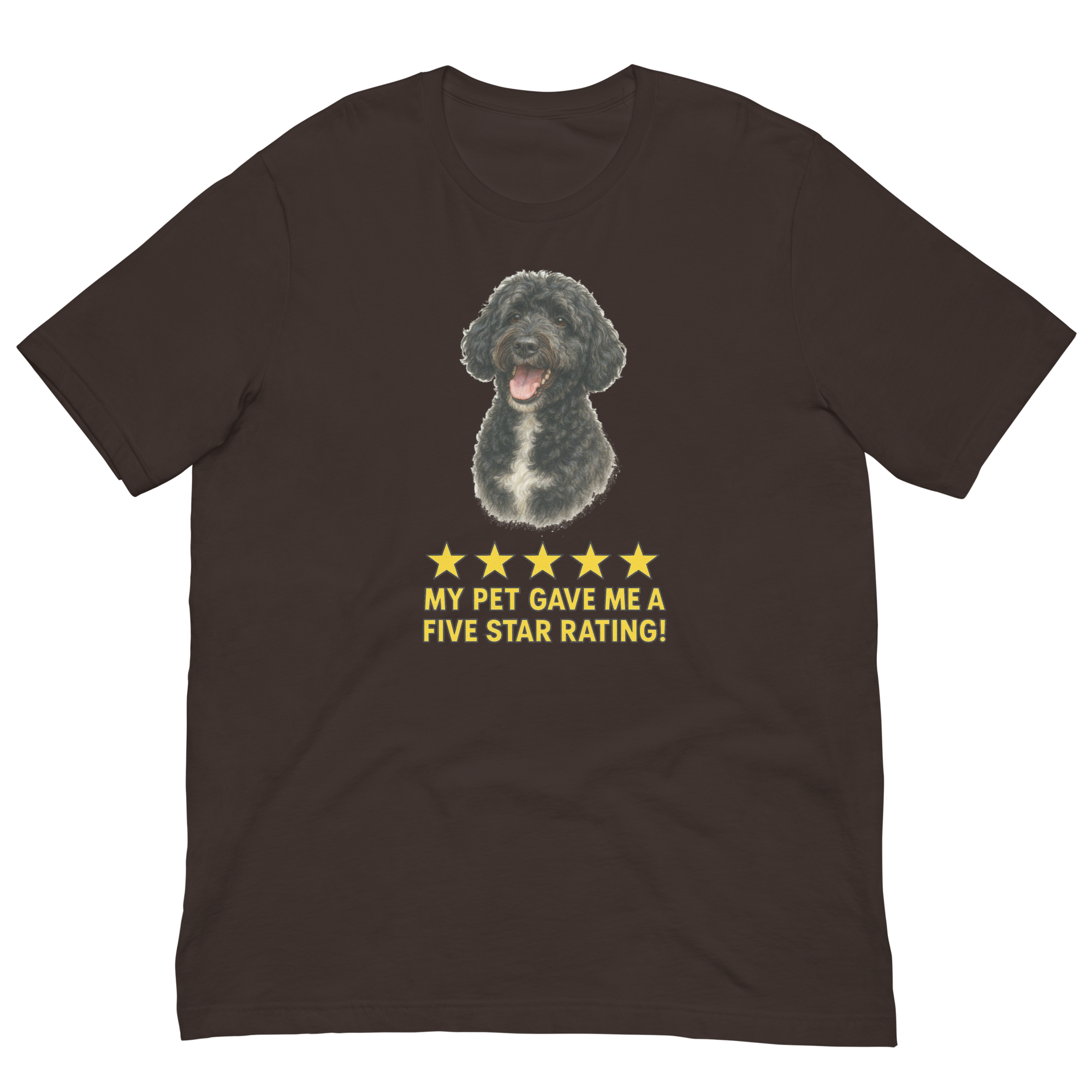 Portugese Water Dog Rating Unisex t-shirt