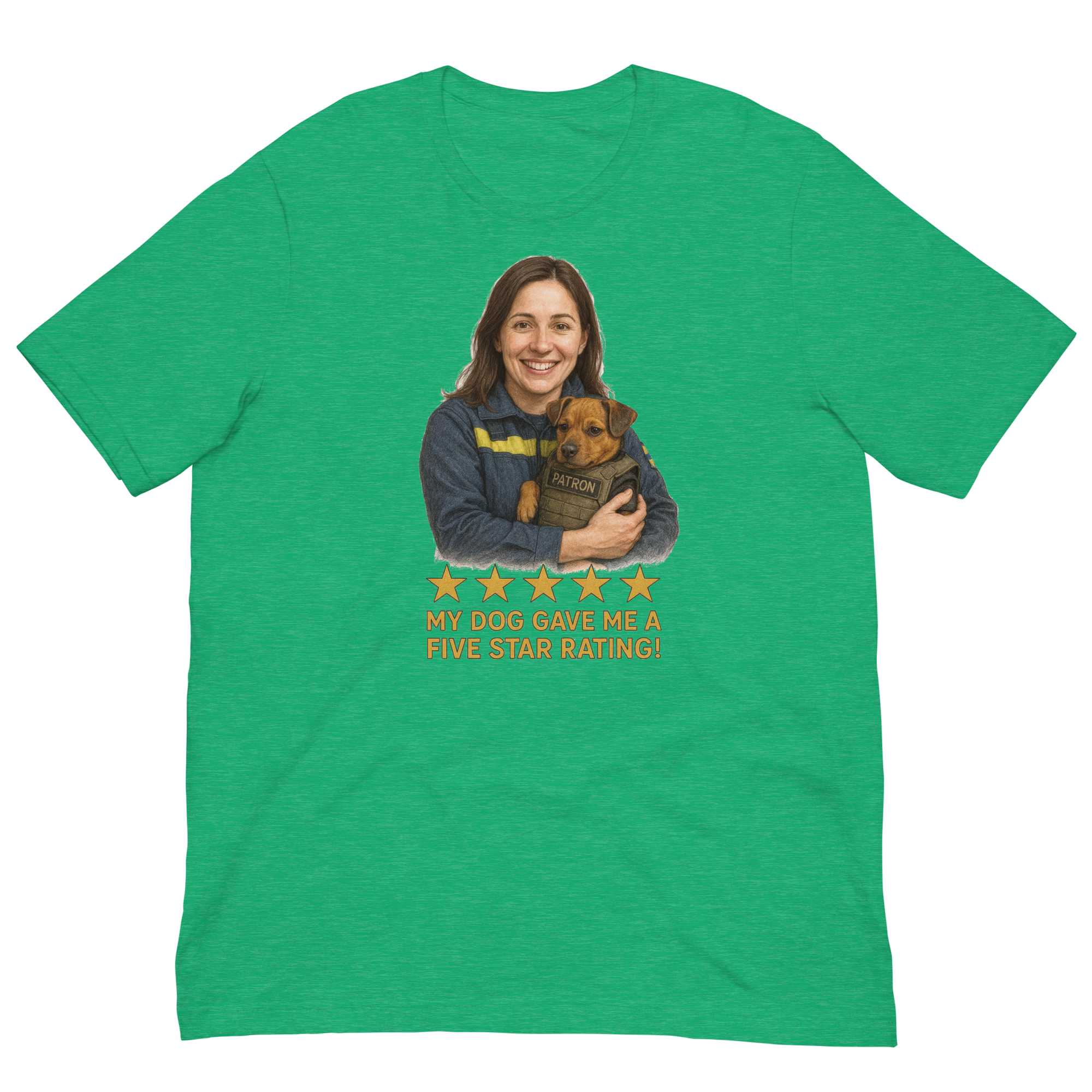 Brunette Woman with Patron graphic tee - heather kelly