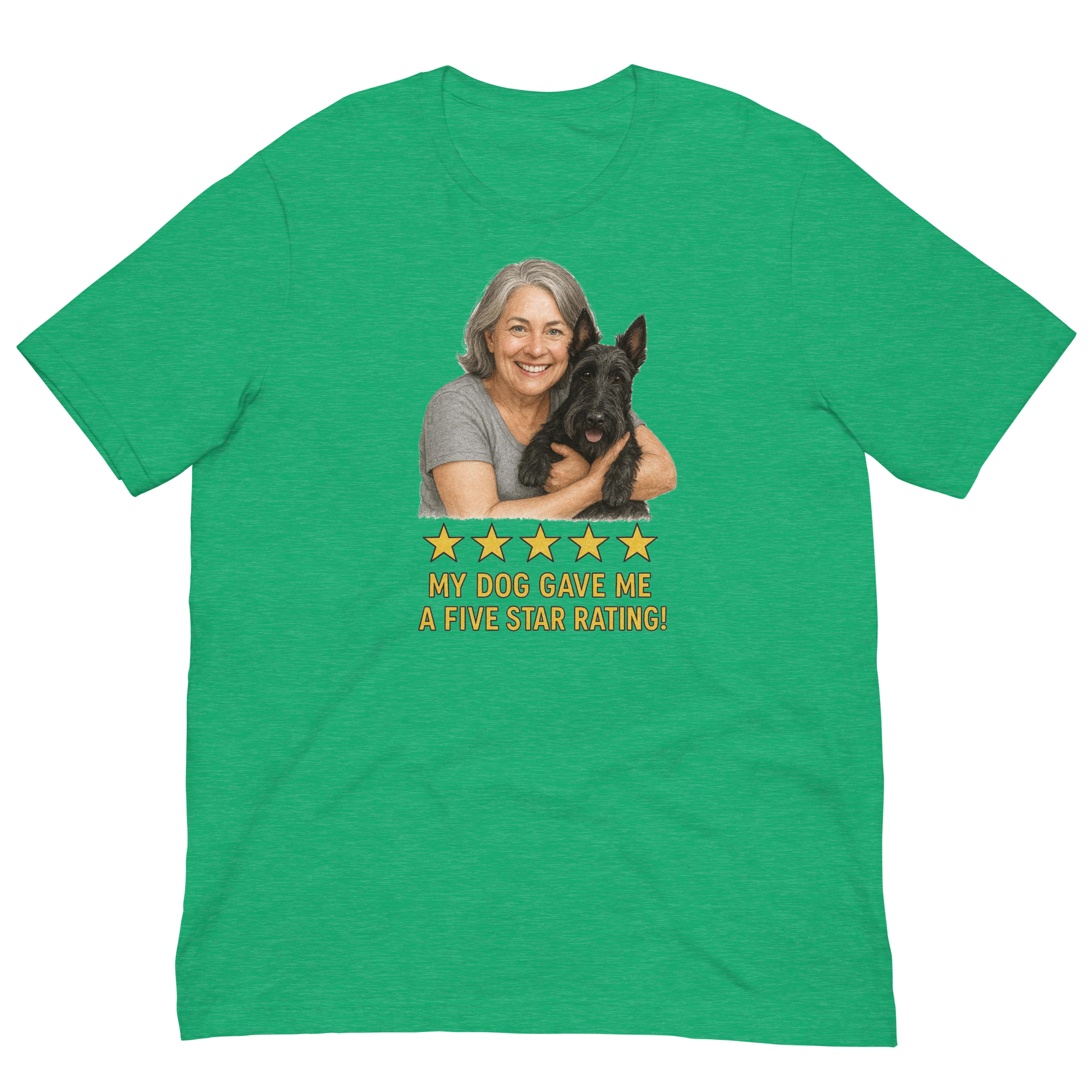 Salt & Pepper Woman with Scottie graphic tee - heather kelly