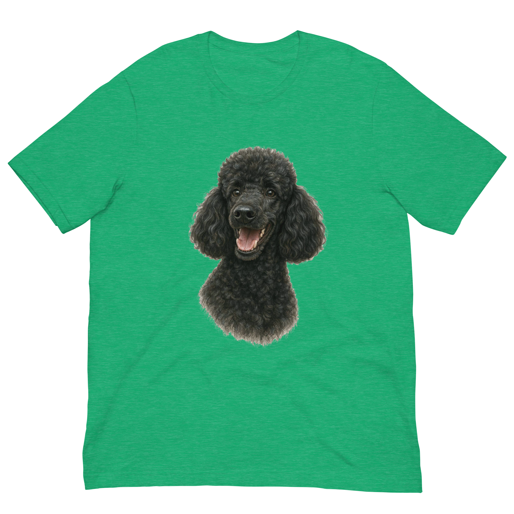 Black Poodle Unisex t-shirt