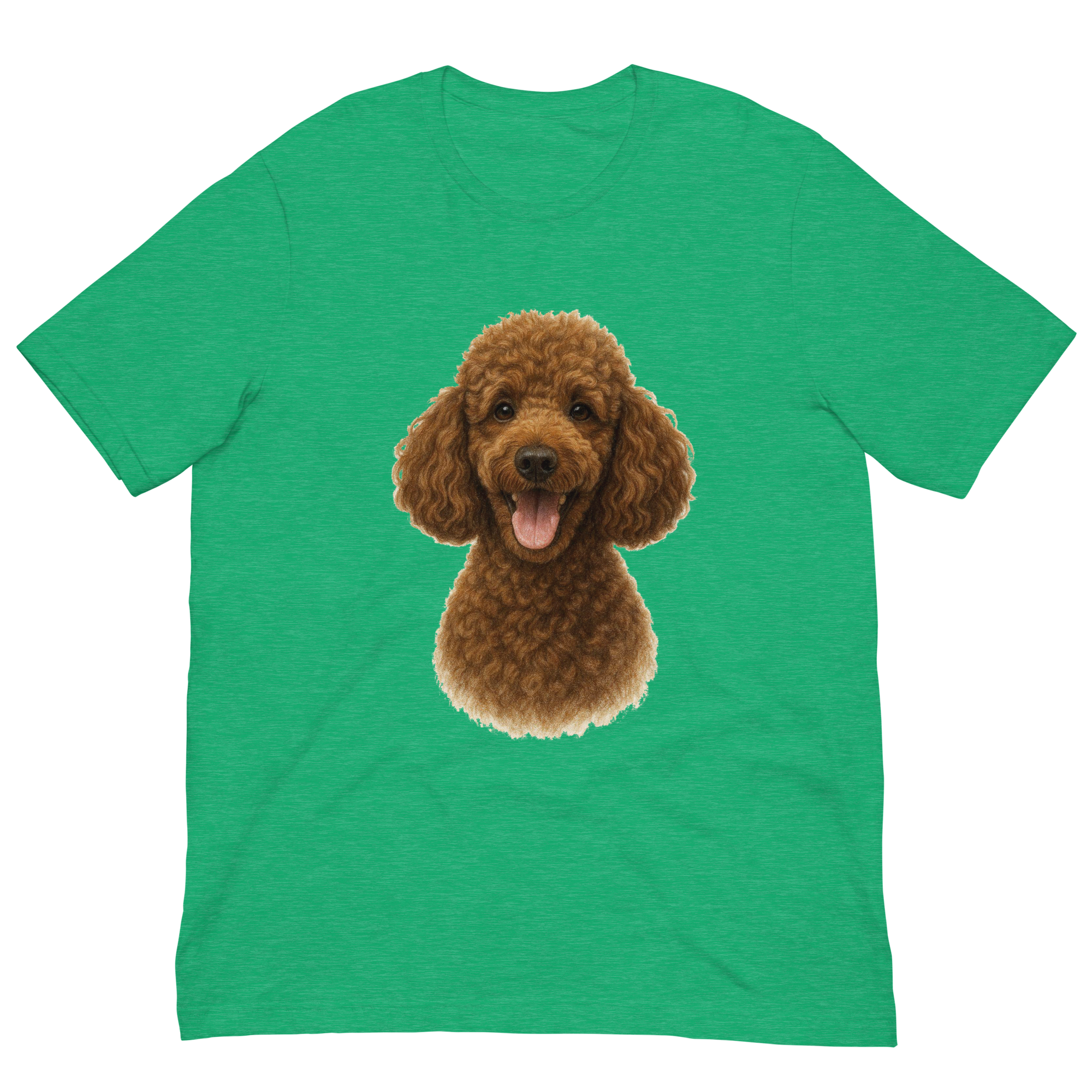 Brown Poodle Unisex t-shirt
