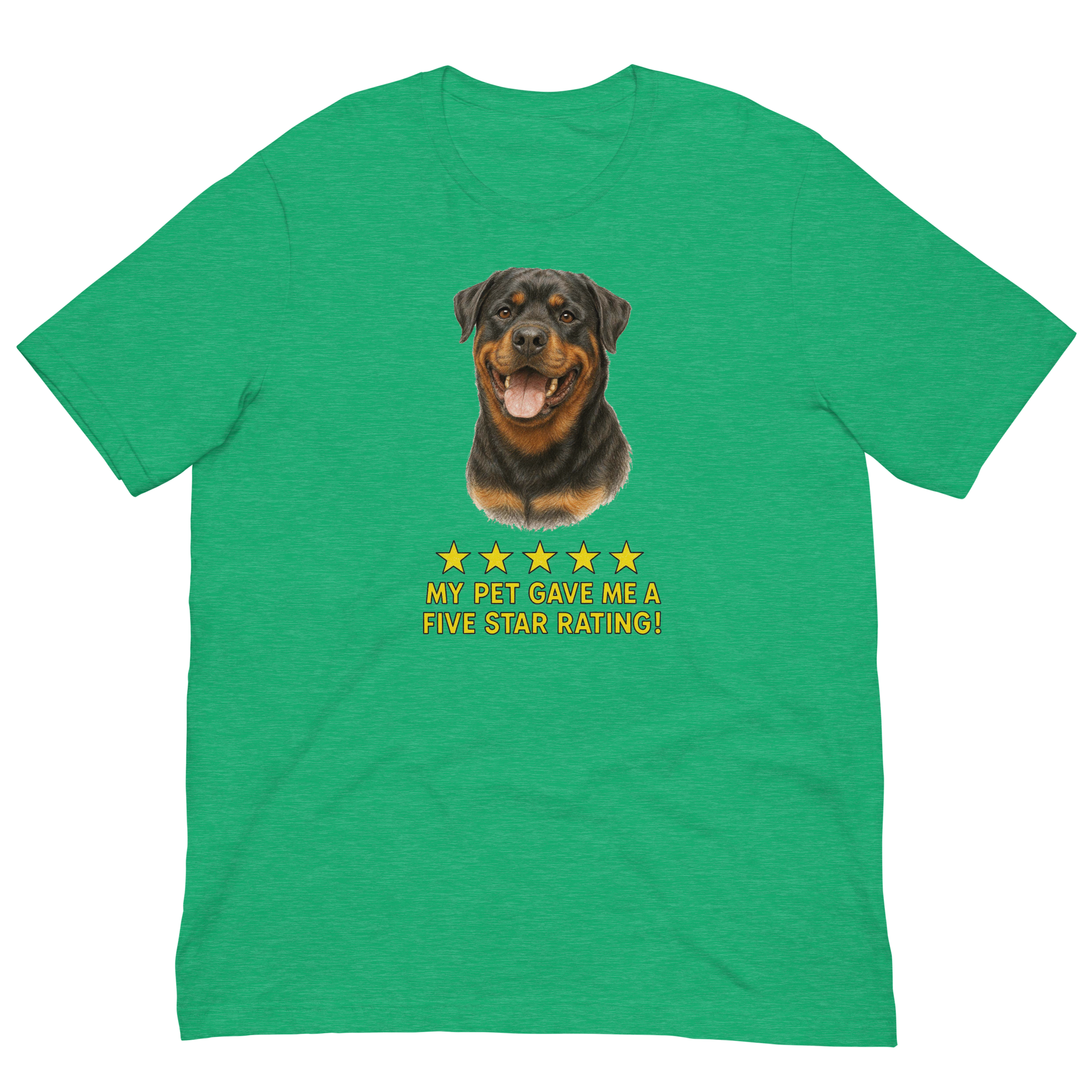 Rottweiler Rating Unisex t-shirt