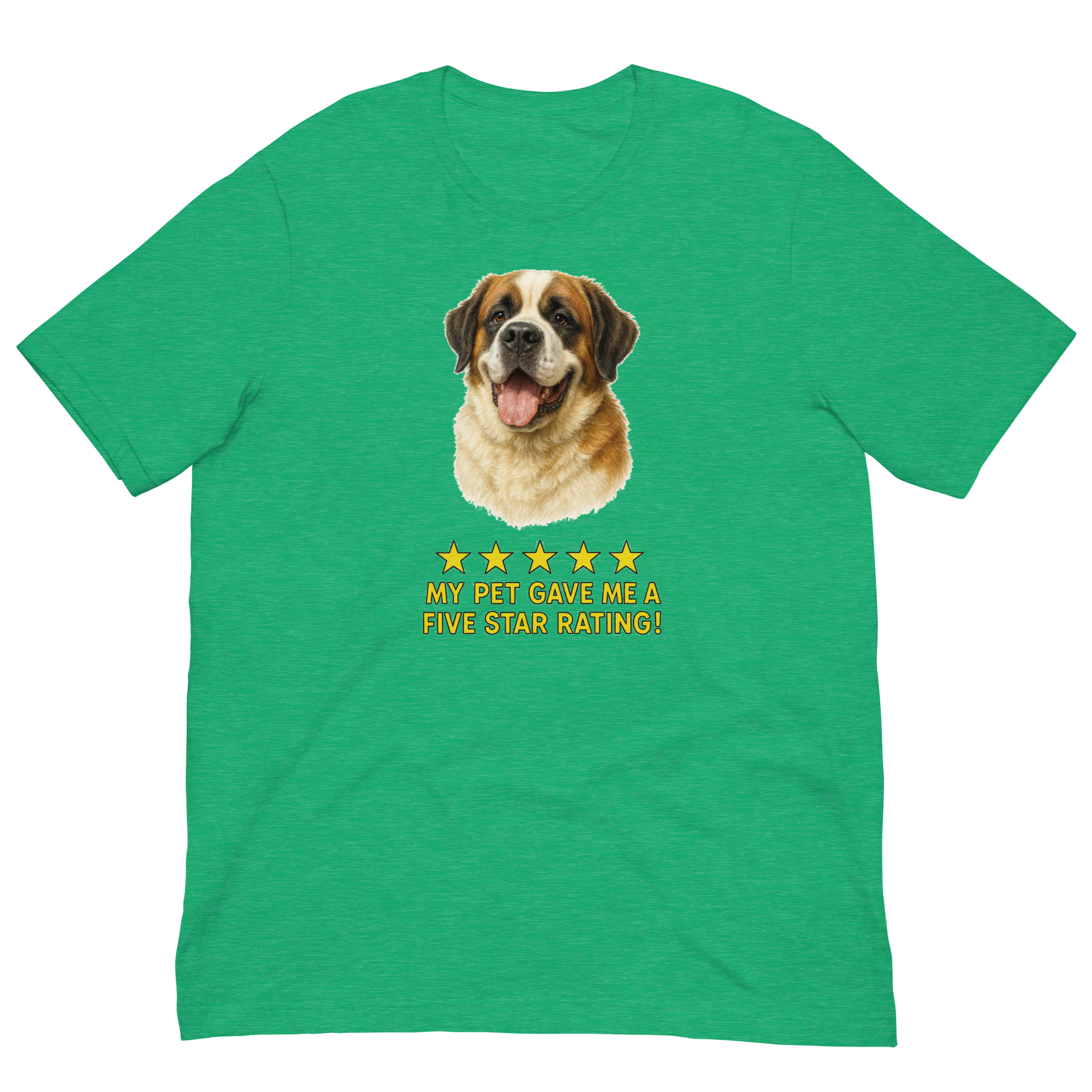 Saint Bernard Rating Unisex t-shirt