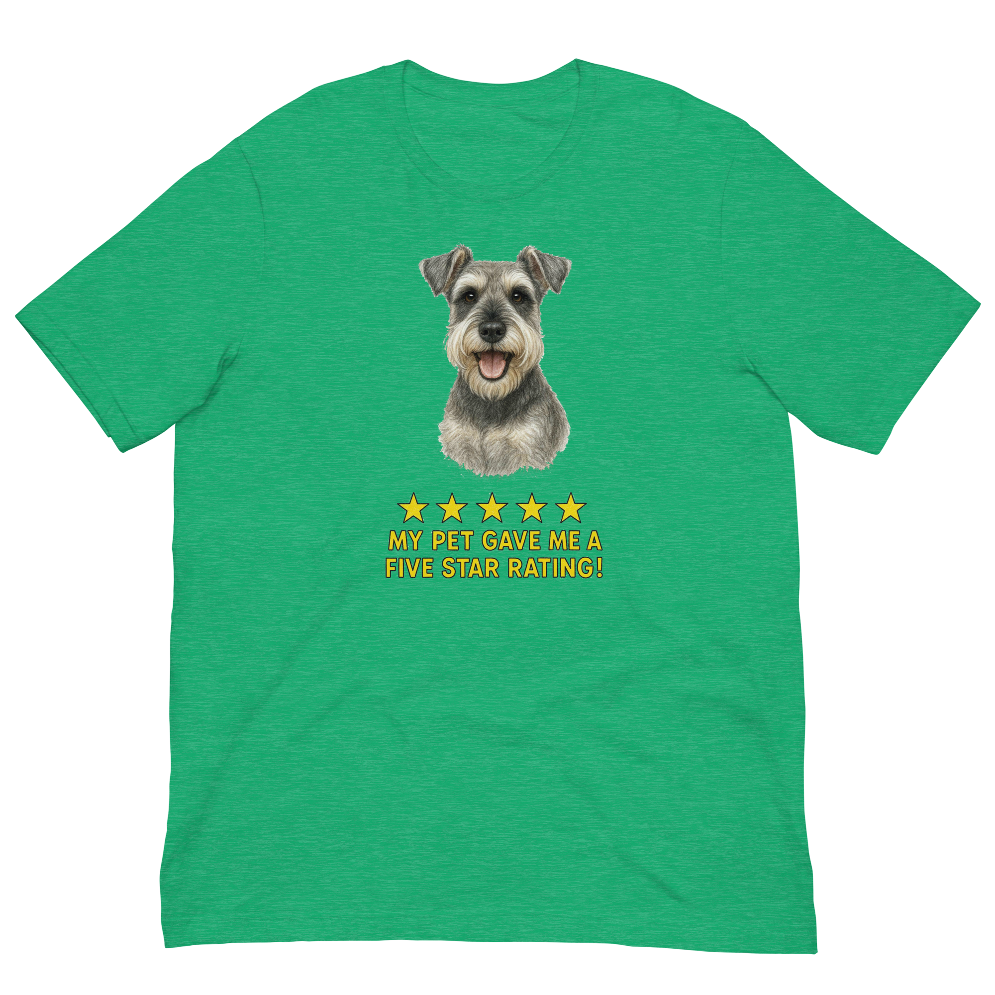 Schnauzer Rating Unisex t-shirt