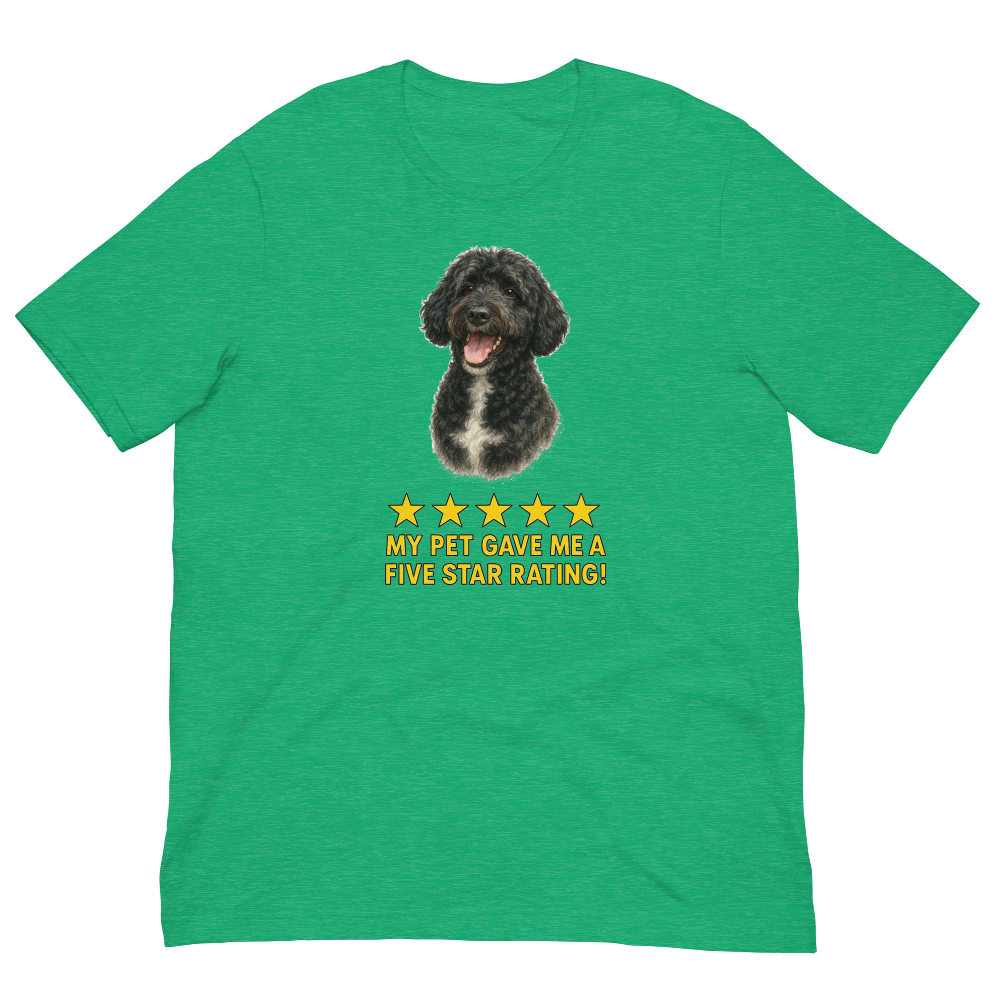 Portugese Water Dog Rating Unisex t-shirt