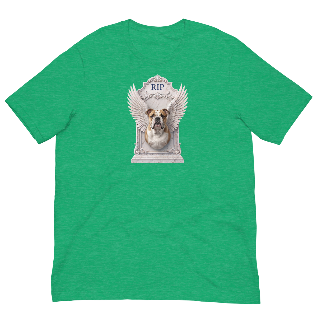 Bulldog RIP Unisex t-shirt