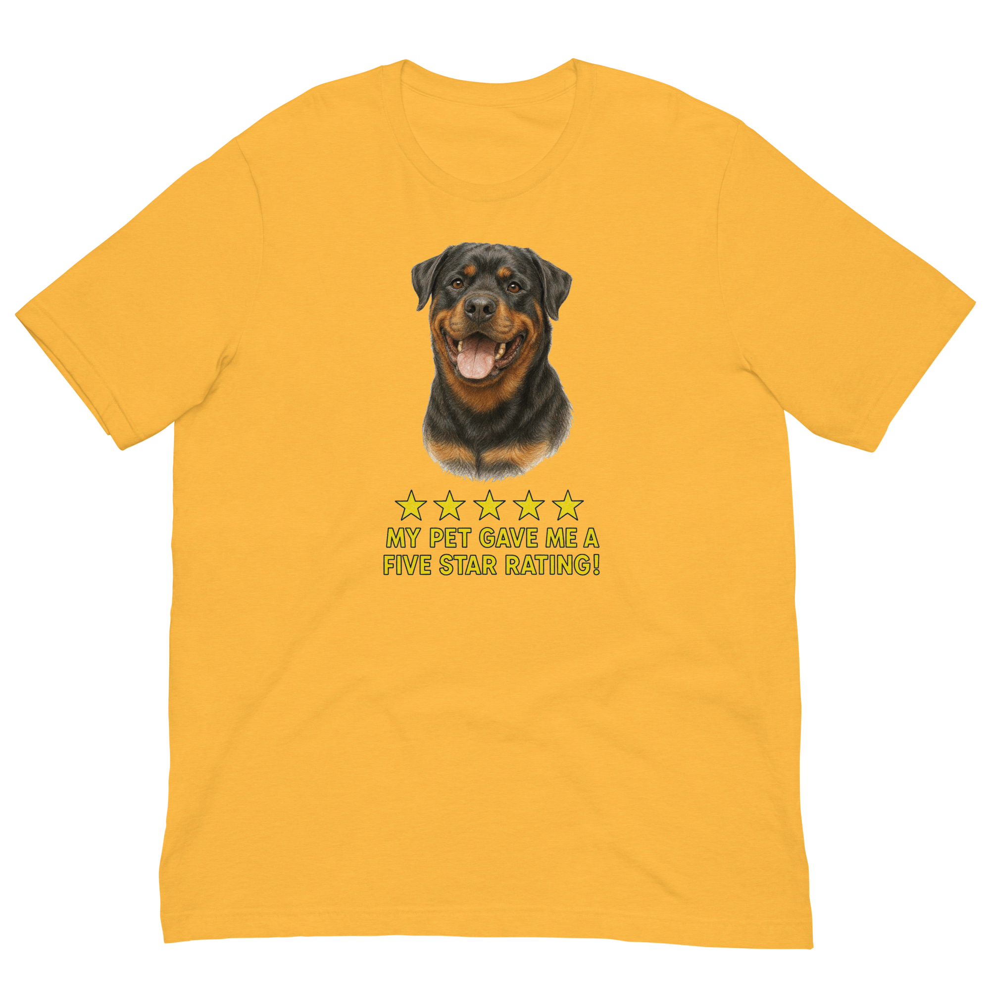 Rottweiler Rating Unisex t-shirt