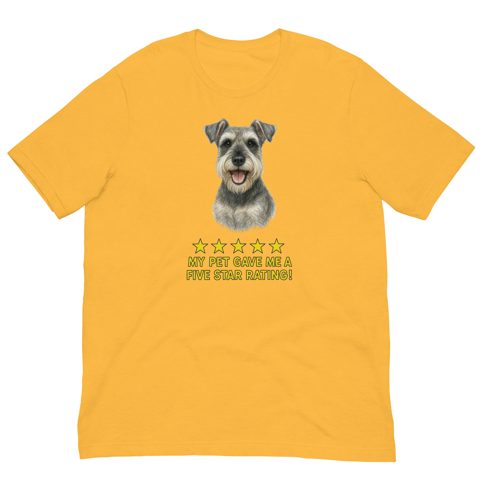 Schnauzer Rating Unisex t-shirt