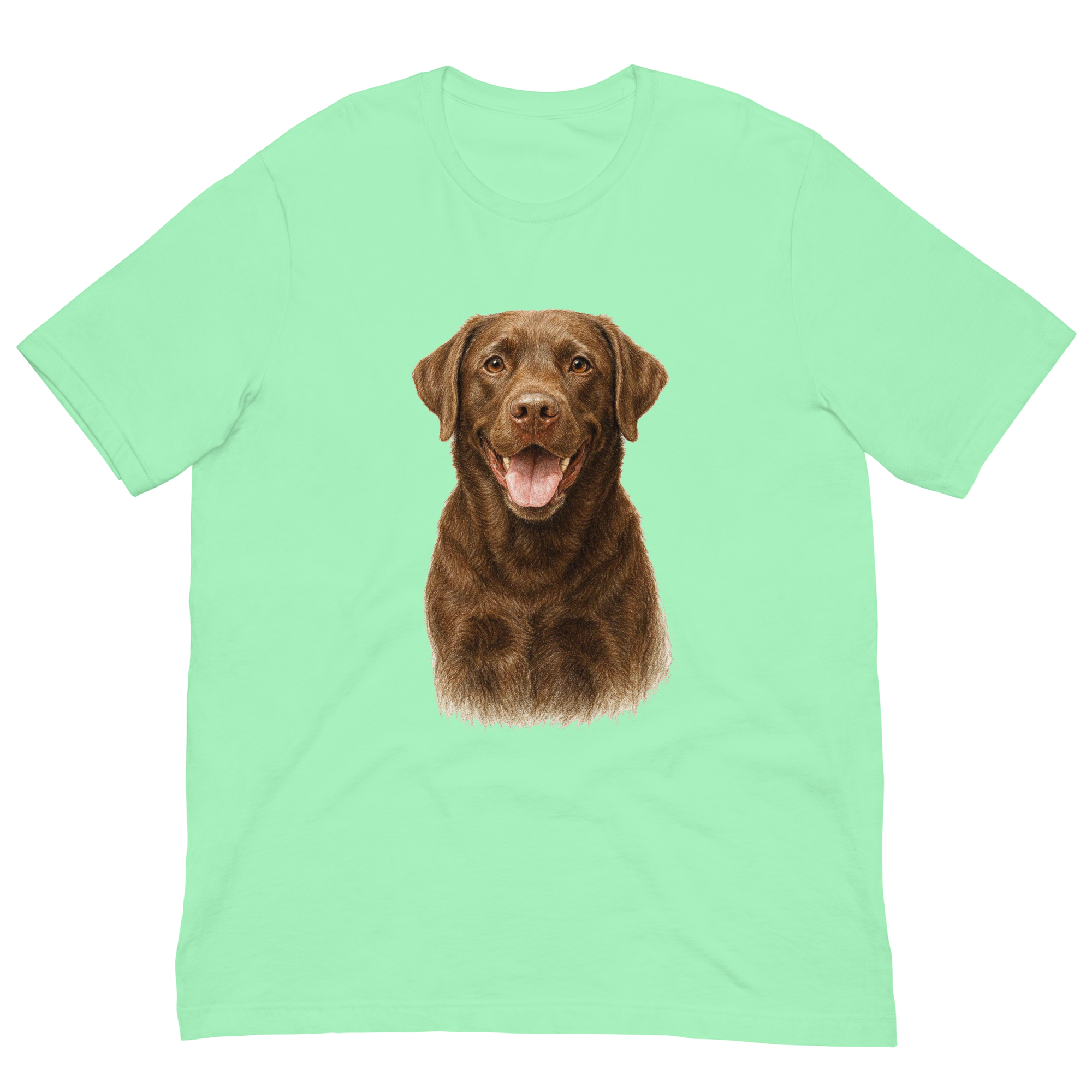 Chocolate Labrador Unisex t-shirt