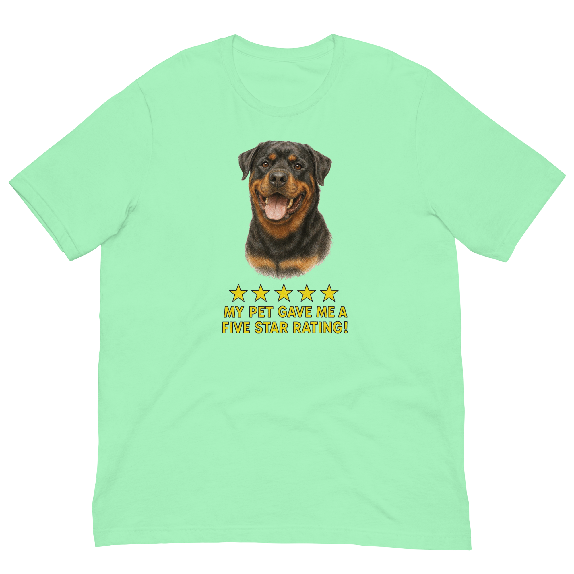 Rottweiler Rating Unisex t-shirt