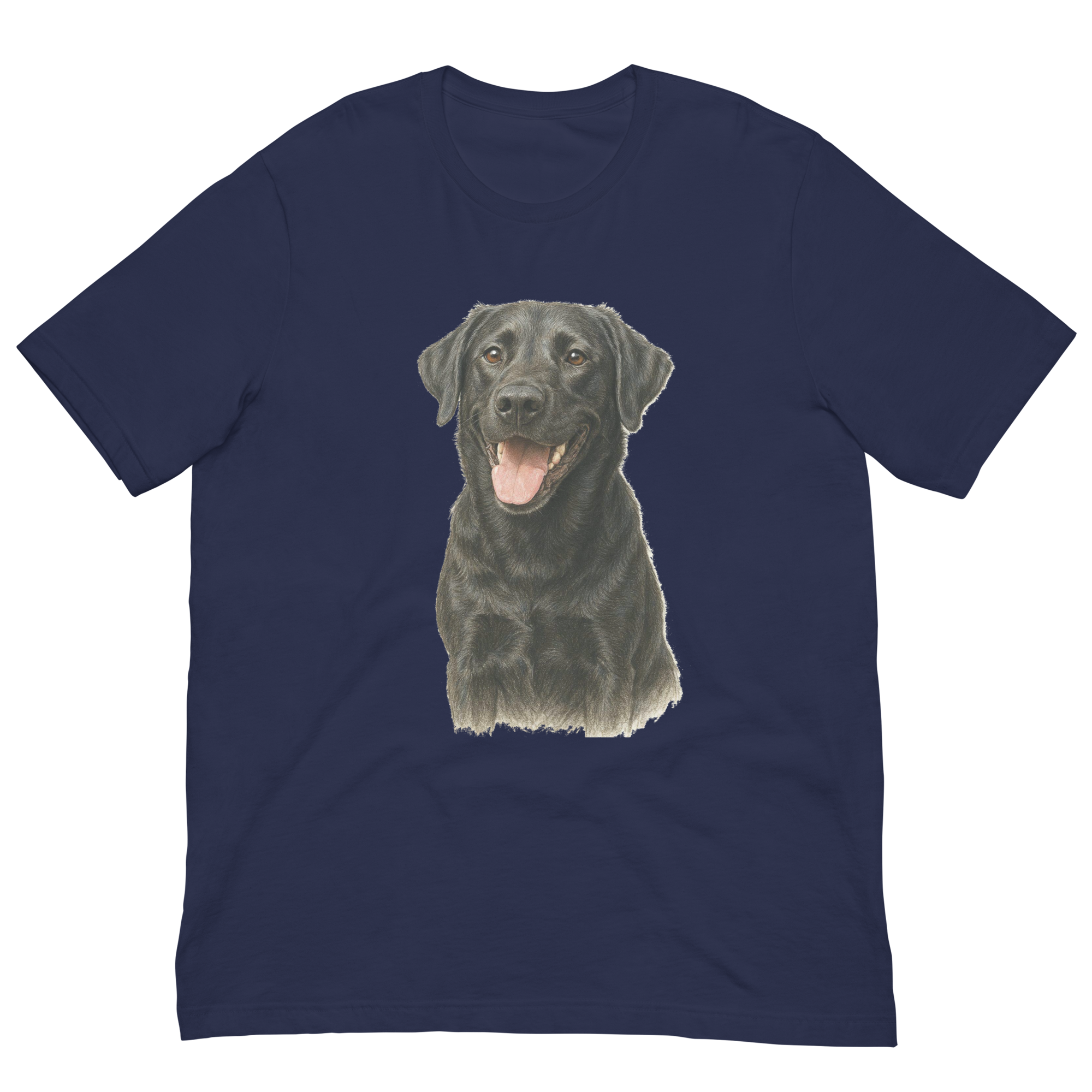 Black Labrador Unisex t-shirt