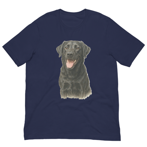Black Labrador Unisex t-shirt