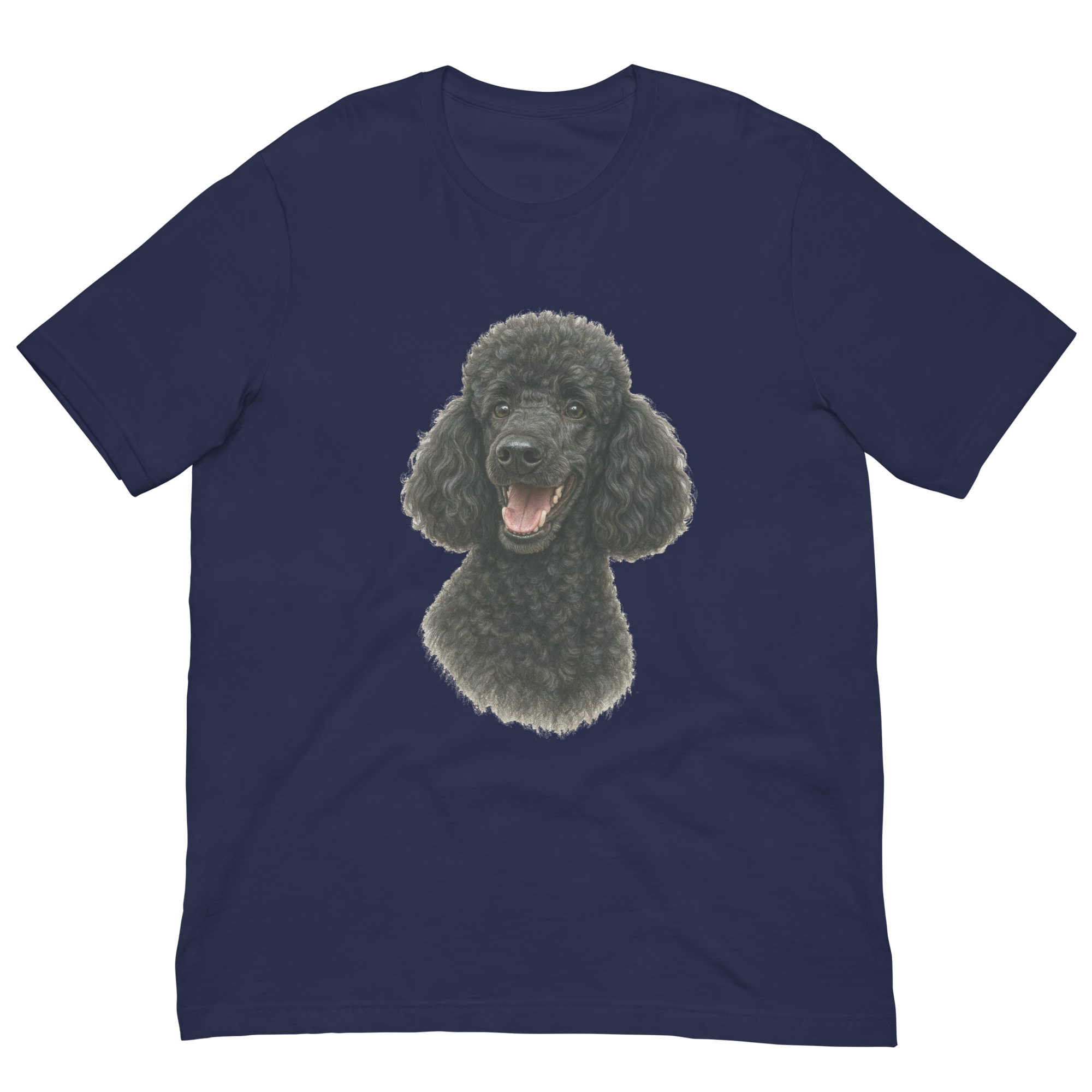 Black Poodle Unisex t-shirt
