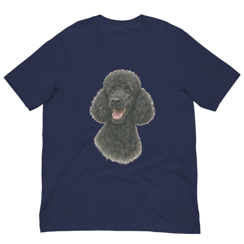 Black Poodle Unisex t-shirt