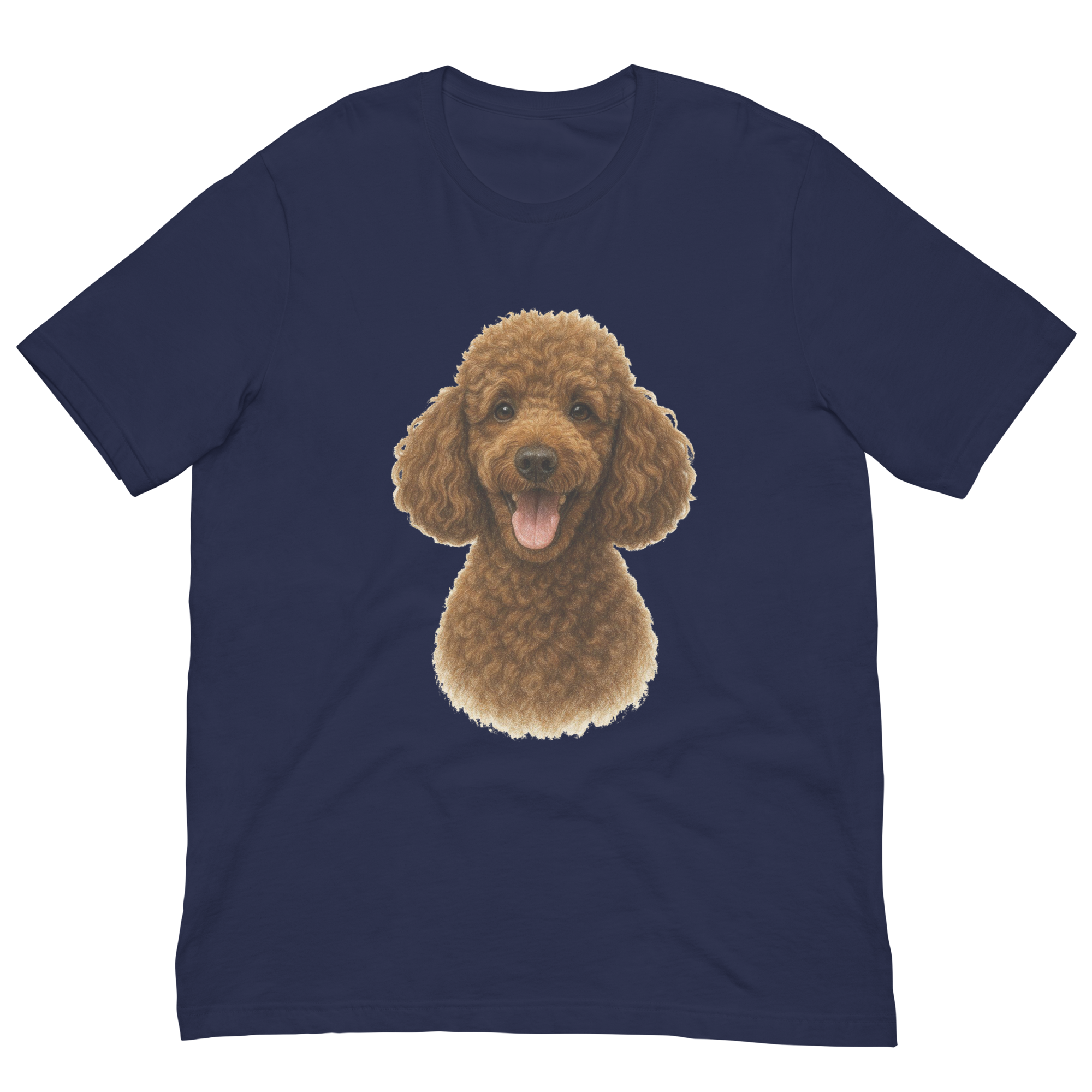 Brown Poodle Unisex t-shirt
