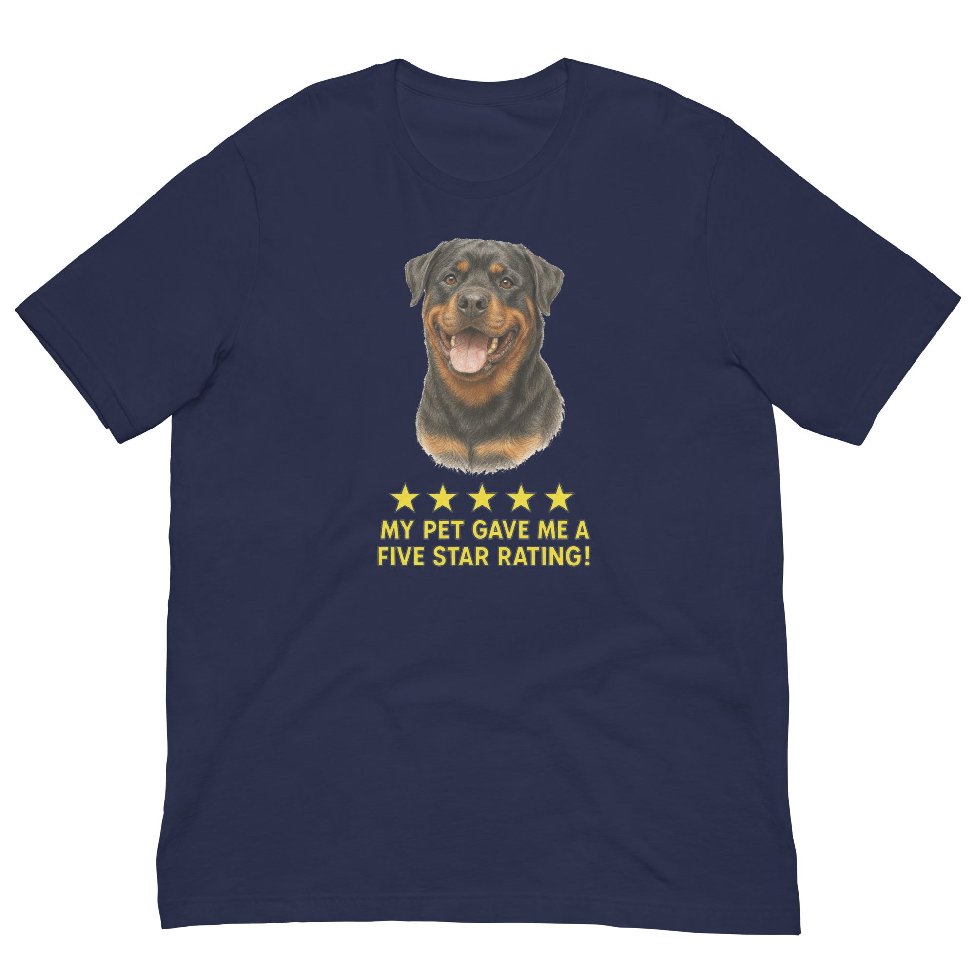 Rottweiler Rating Unisex t-shirt