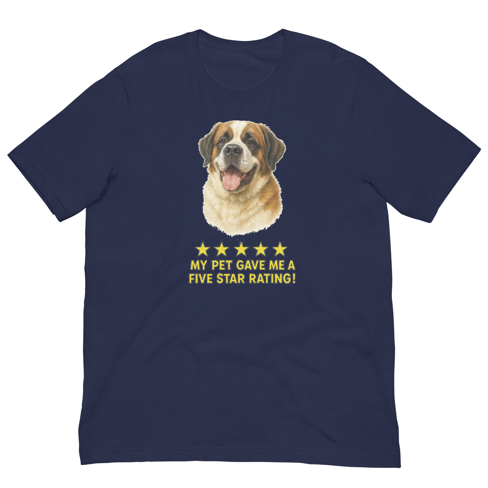 Saint Bernard Rating Unisex t-shirt