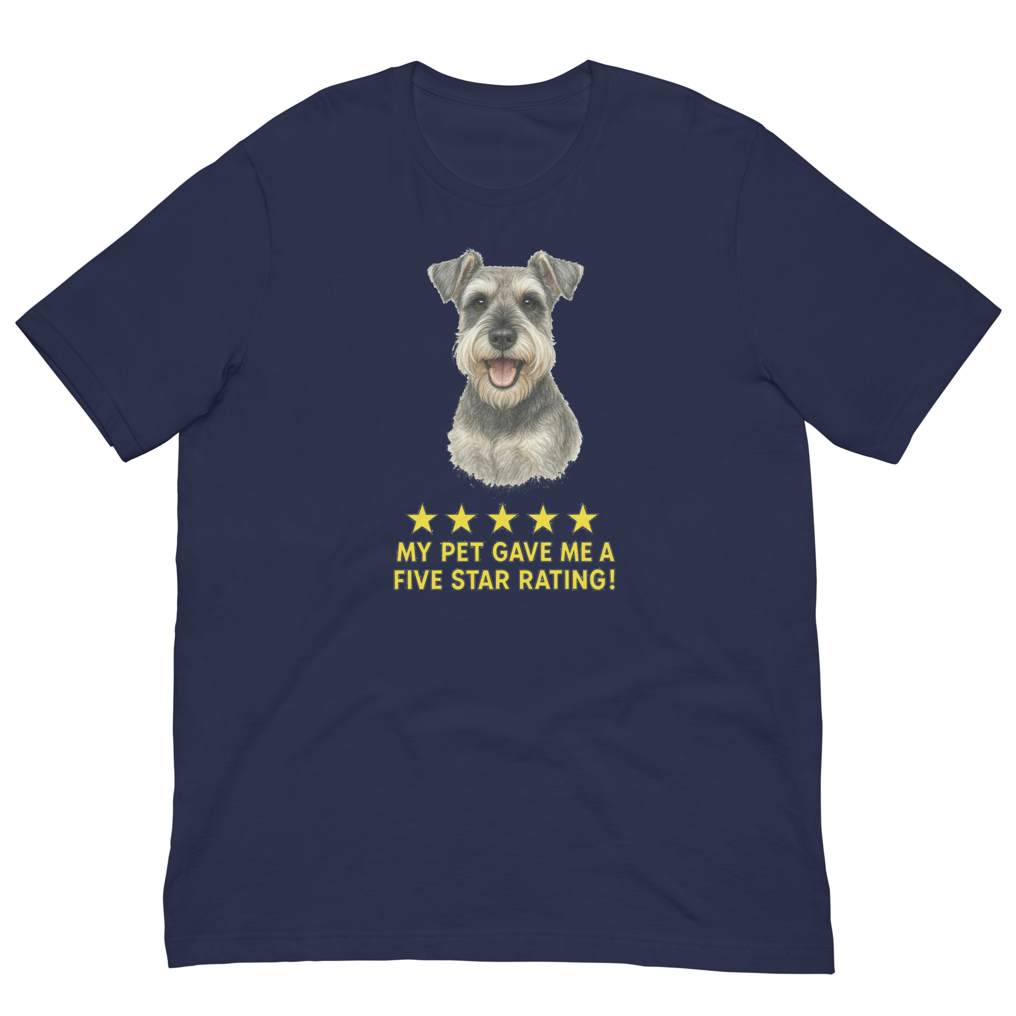 Schnauzer Rating Unisex t-shirt