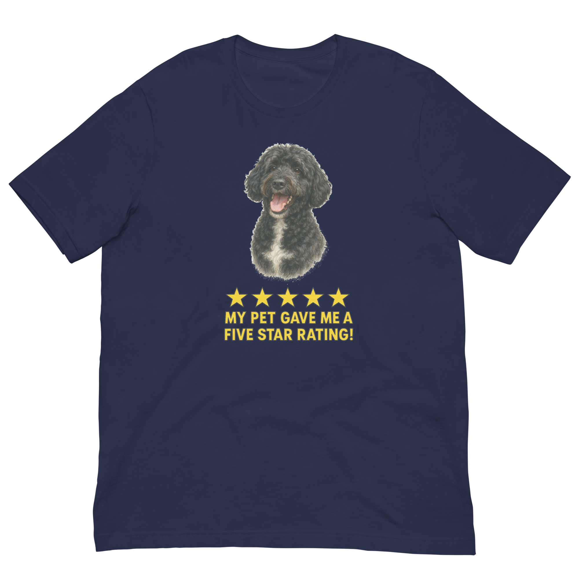 Portugese Water Dog Rating Unisex t-shirt