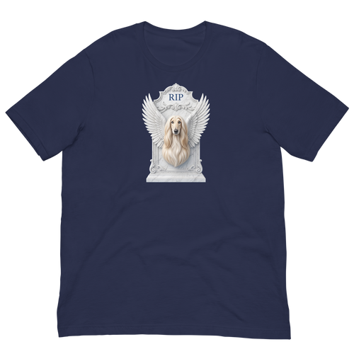 Afghan Hound RIP Unisex t-shirt