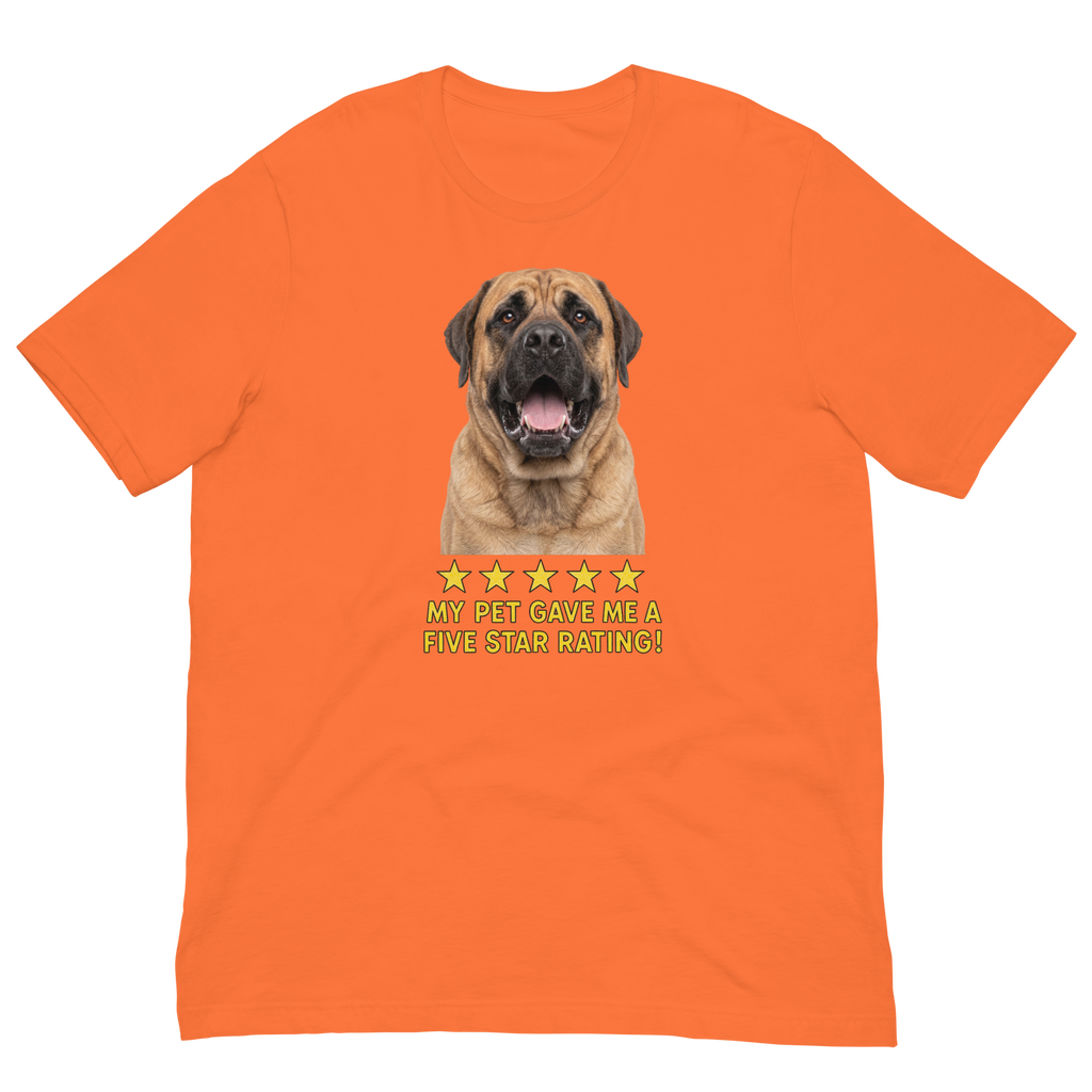 Mastiff Rating Unisex t-shirt