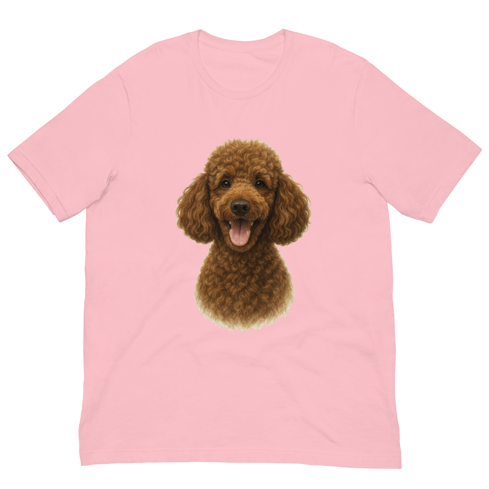 Brown Poodle Unisex t-shirt