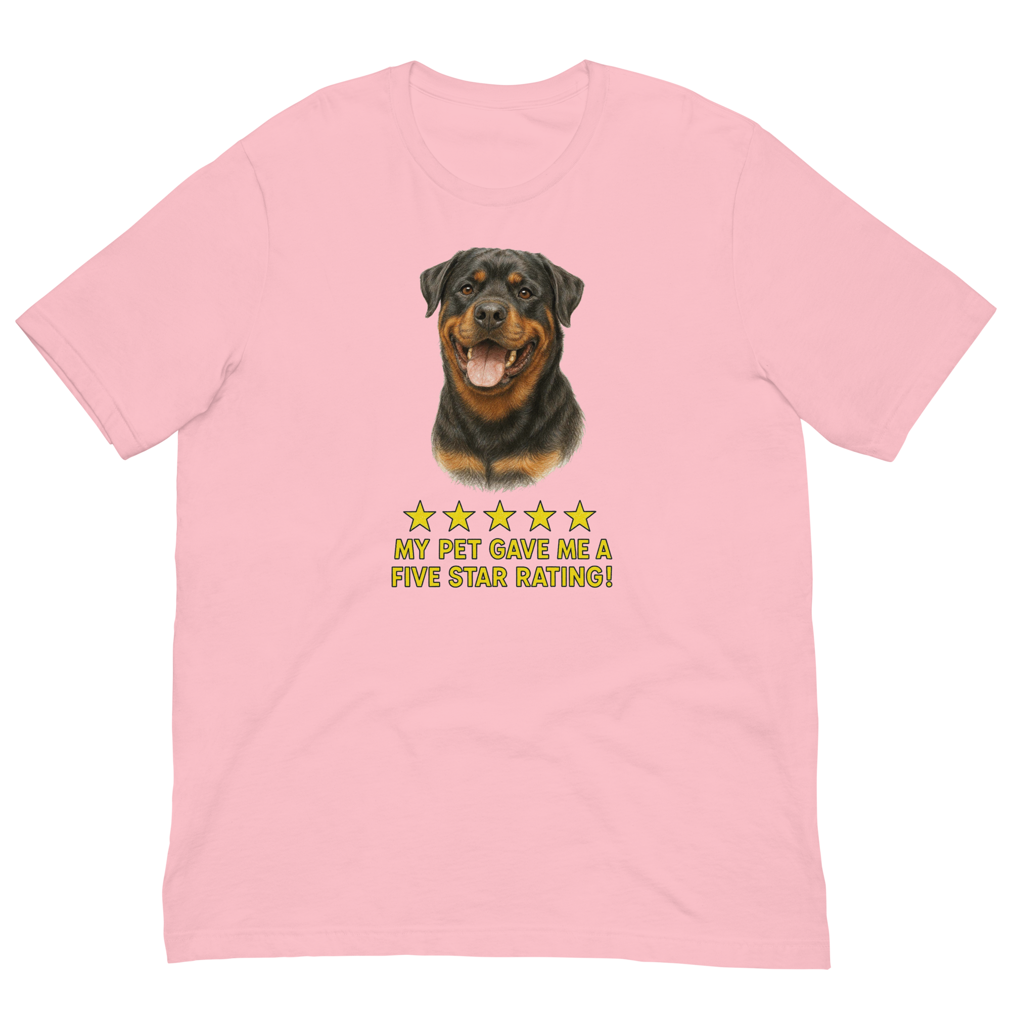 Rottweiler Rating Unisex t-shirt