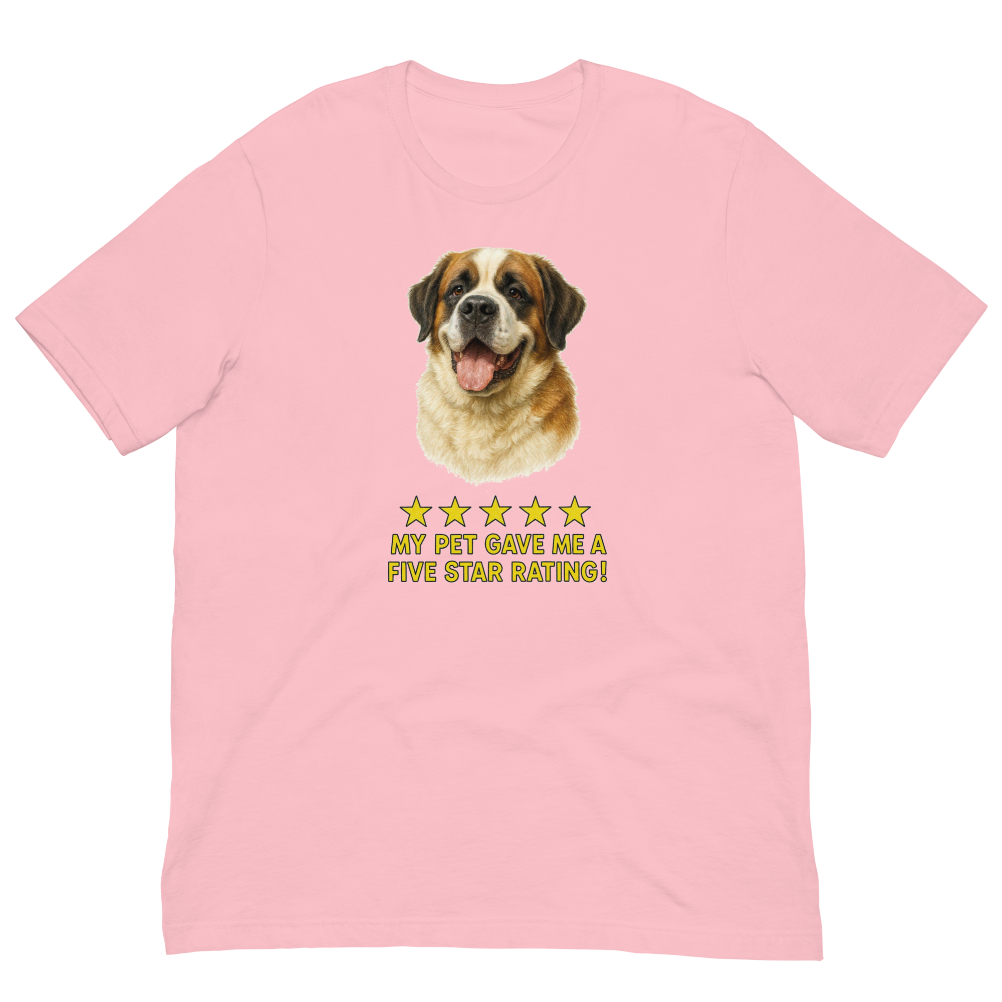 Saint Bernard Rating Unisex t-shirt