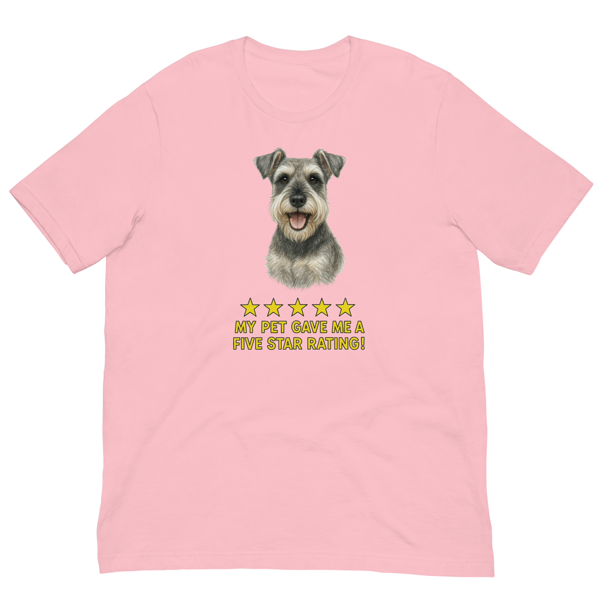 Schnauzer Rating Unisex t-shirt