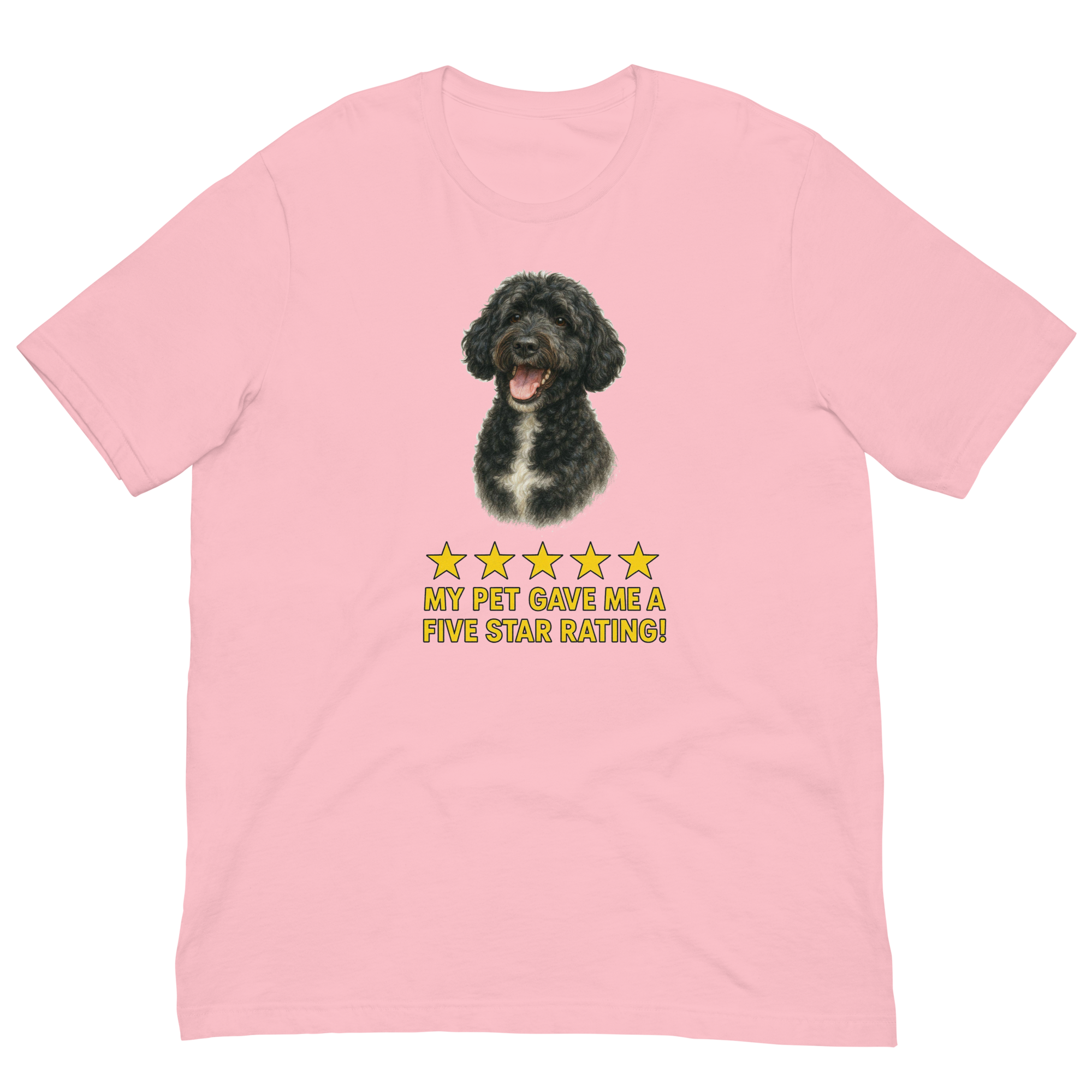 Portugese Water Dog Rating Unisex t-shirt
